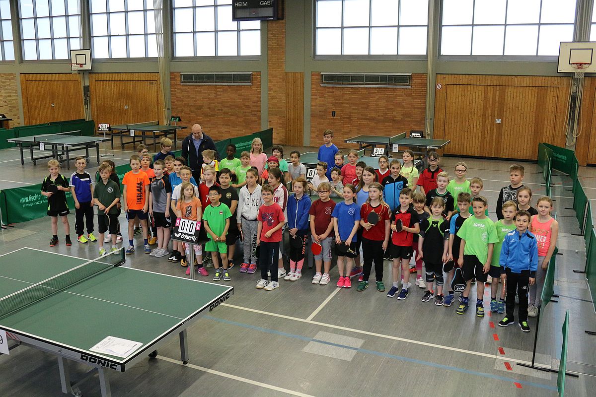 Teilnehmer des Bezirksentscheid der Mini Meisterschaften 2017/2018 Bezirksentscheid der Mini Meisterschaften 2017/2018